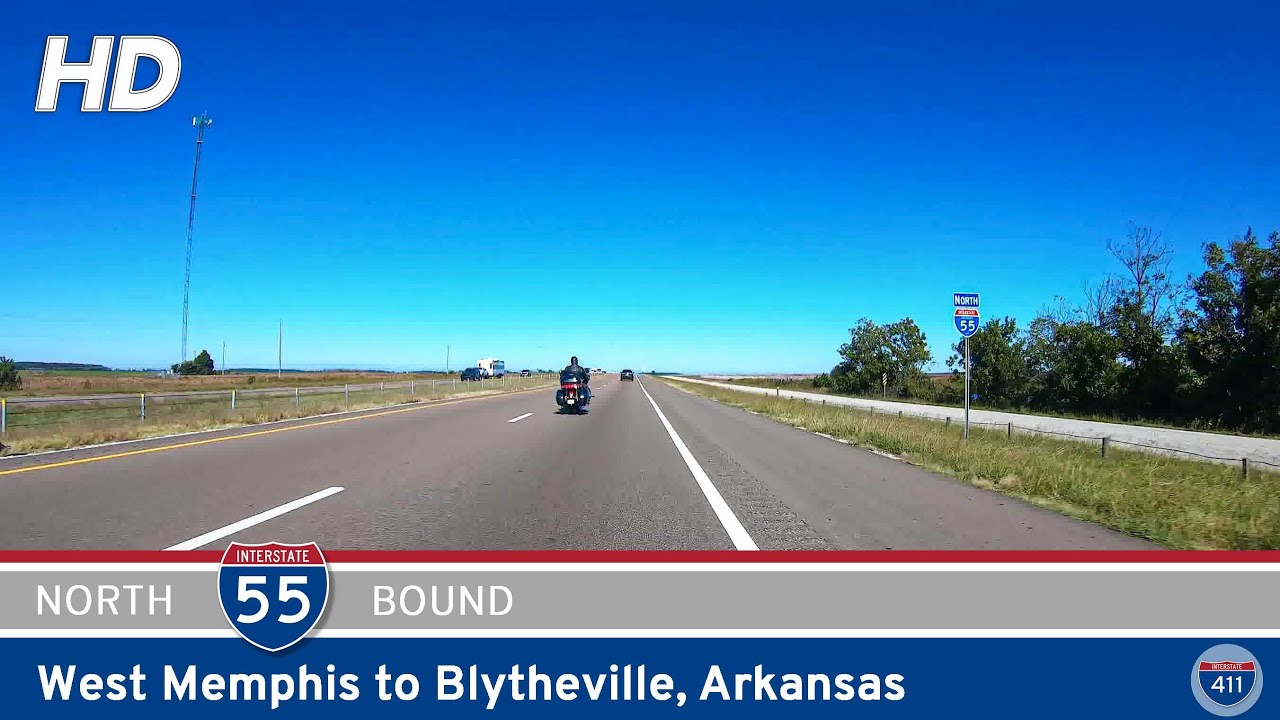 Interstate 55: West Memphis to Blytheville – Arkansas