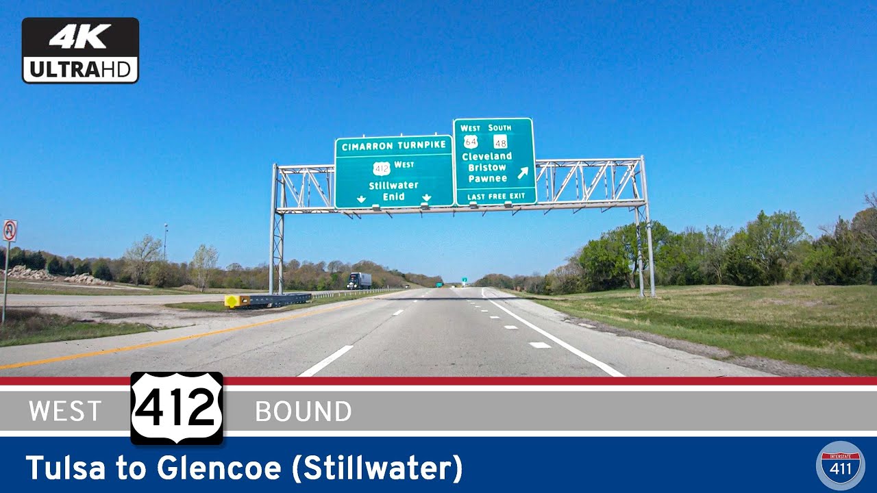 U.S. Route 412: Tulsa to Stillwater – Oklahoma
