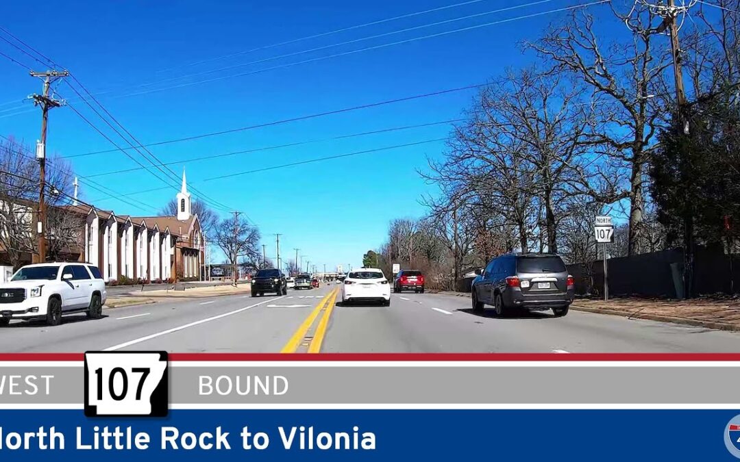 Arkansas Highway 107: North Little Rock to Vilonia