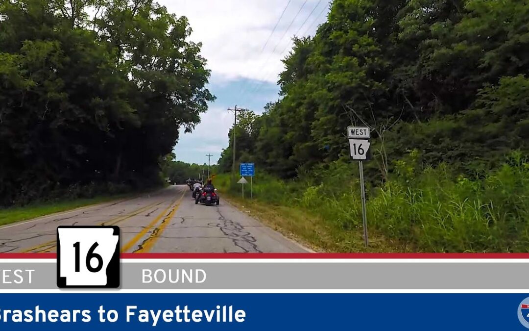 Arkansas Highway 16: Brashears to Fayetteville