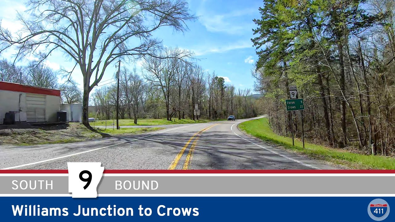 Arkansas Highway 9: Williams Junction to Crows