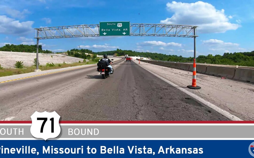 U.S. Highway 71: Pineville, Missouri to Bella Vista, Arkansas