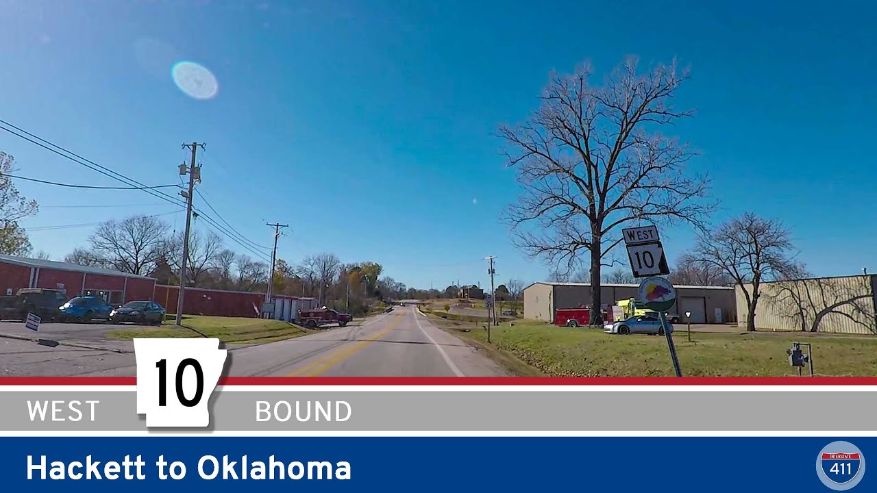 Arkansas Highway 10: Hackett to Oklahoma