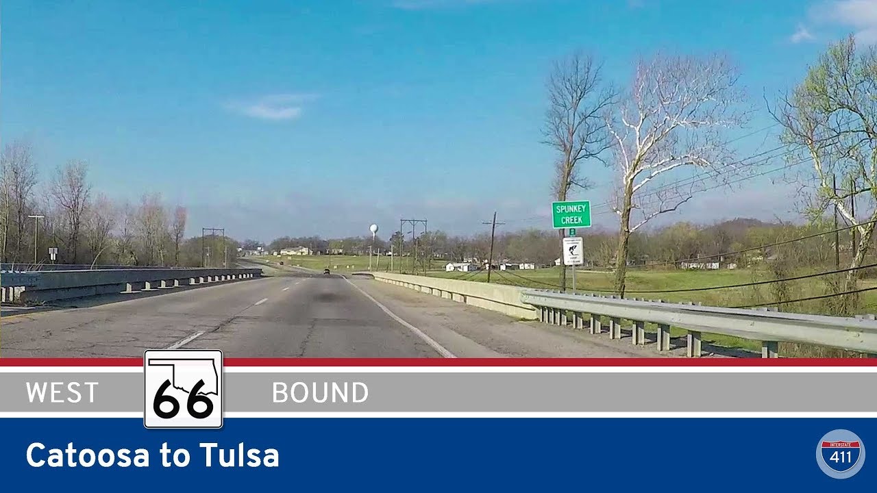 Oklahoma Highway 66: Catoosa to Tulsa