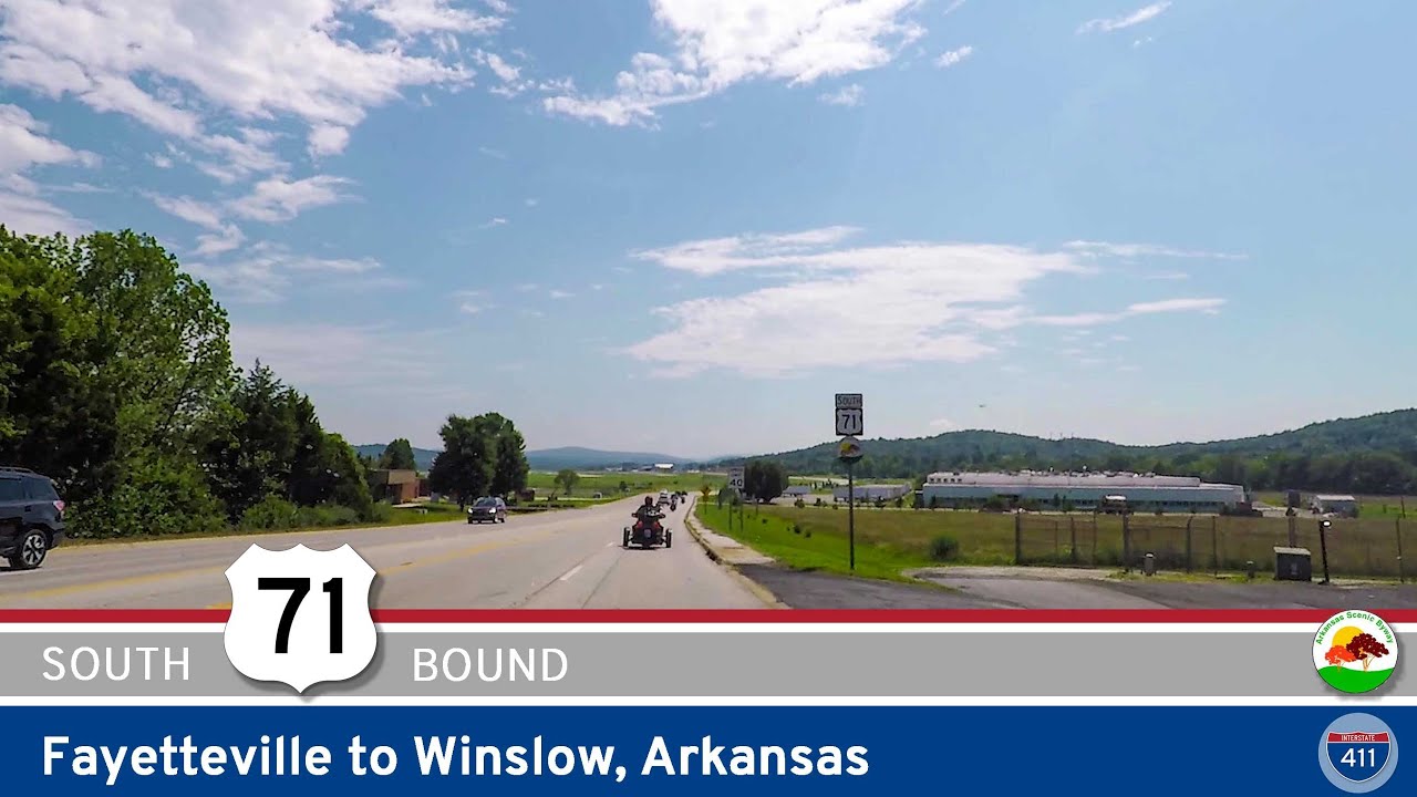 U.S. Highway 71: Fayetteville to Winslow – Arkansas