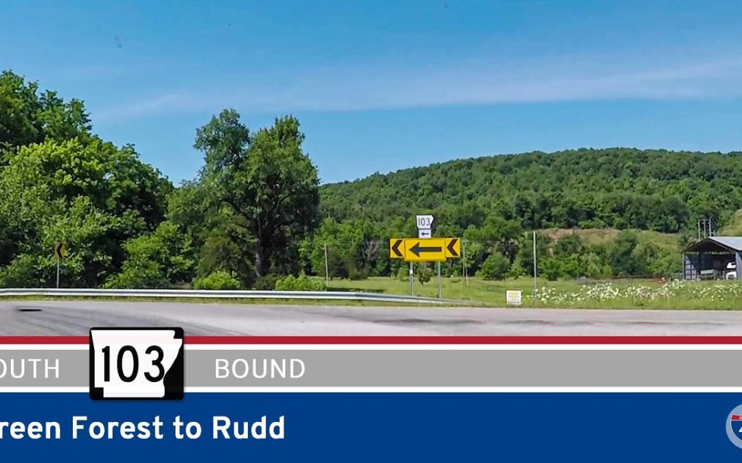 Arkansas Highway 103: Green Forest to Rudd