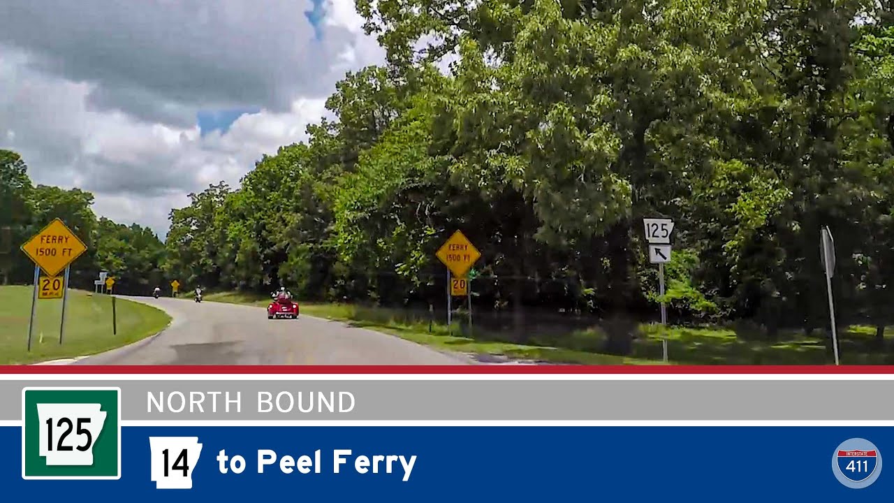 Arkansas Highway 125: Highway 14 to Peel Ferry
