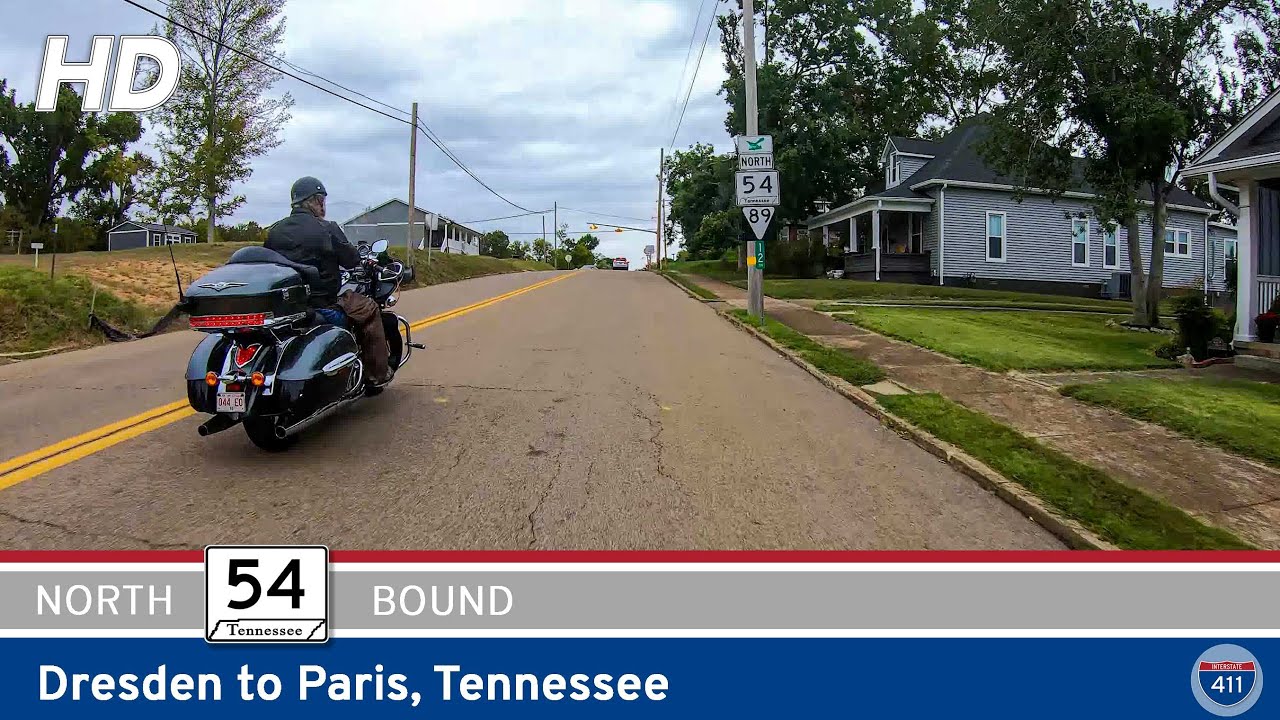 Tennessee Route 54: Dresden to Paris
