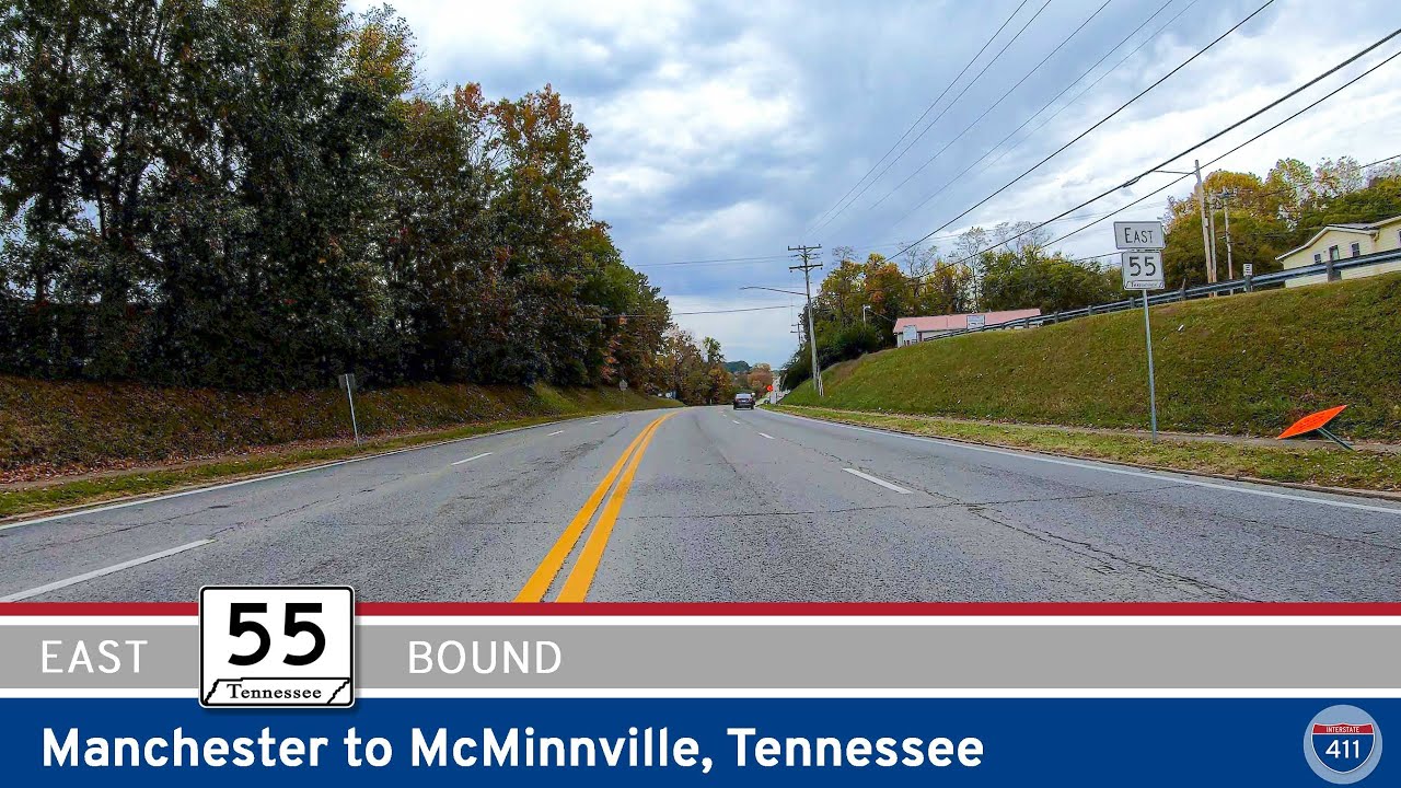 Cruise 26 miles along Tennessee Route 55 from Manchester to McMinnville, passing through peaceful farmland, small towns like Morrison and Smartt, and ending in the scenic nursery capital of Tennessee.
