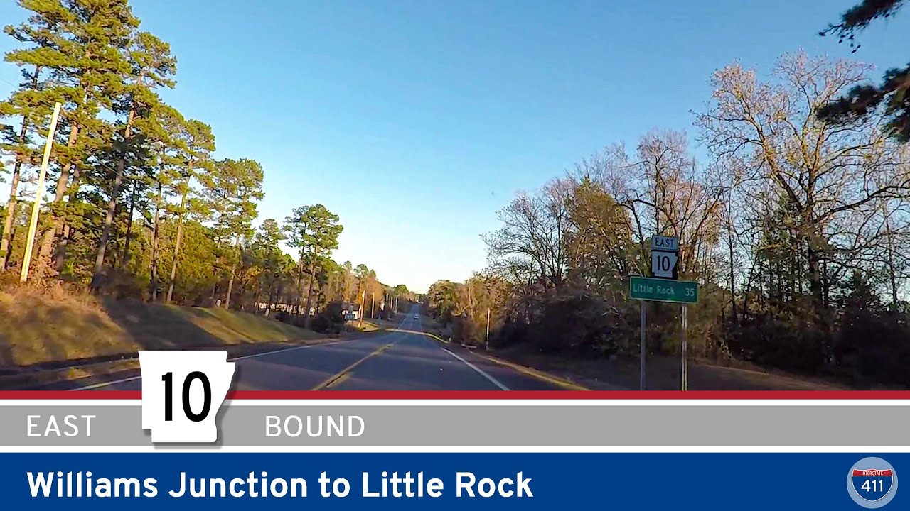 Arkansas Highway 10: Williams Junction to Little Rock