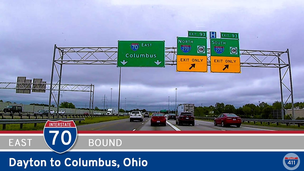 Interstate 70: Dayton to Columbus – Ohio