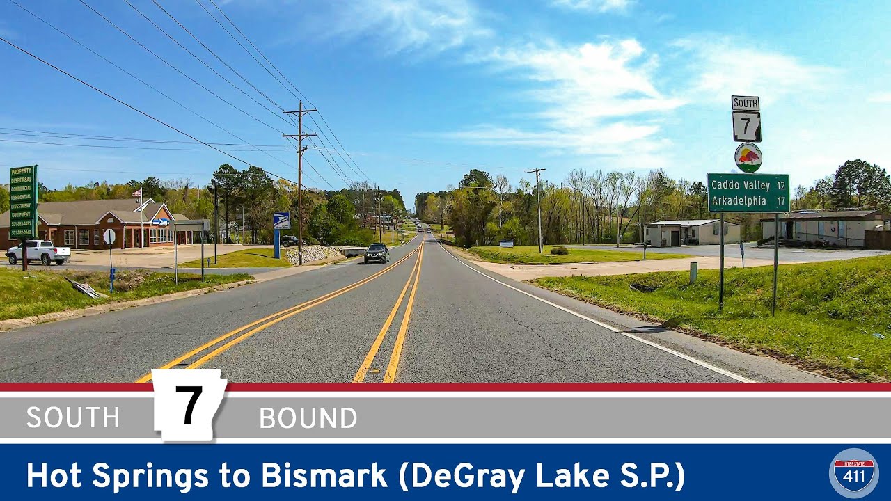 Arkansas Highway 7: Hot Springs to Bismarck (DeGray Lake State Park)