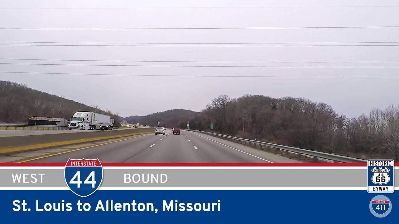 Interstate 44: St. Louis to Allenton (Six Flags) – Missouri