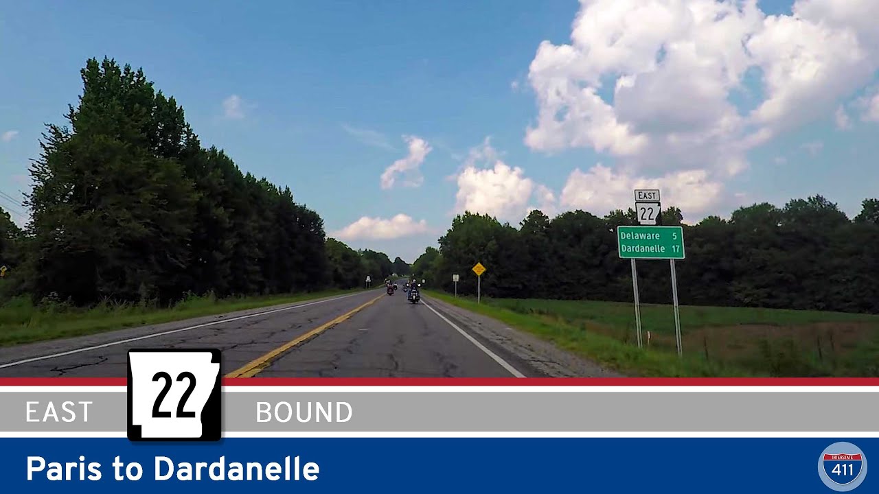 Arkansas Highway 22: Paris to Dardanelle
