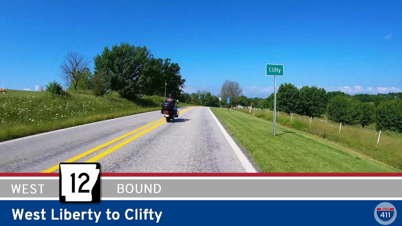 Arkansas Highway 12: West Liberty to Clifty