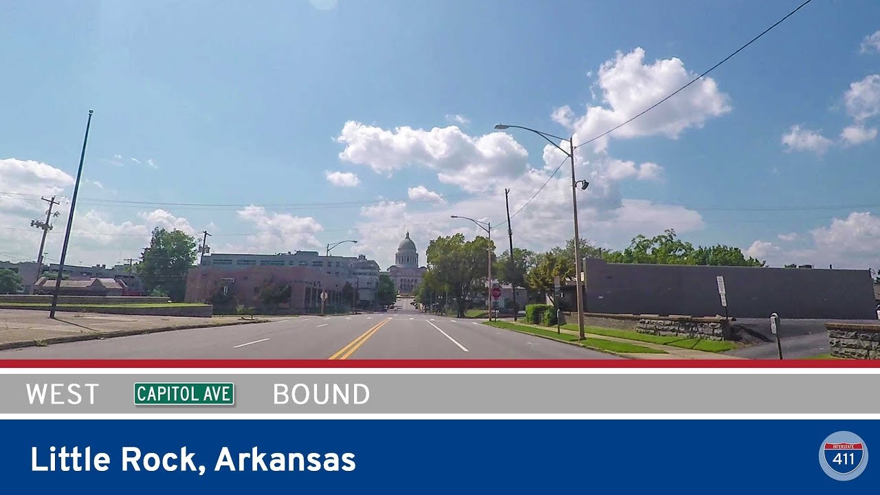 Capitol Ave: Westbound in Little Rock – Arkansas