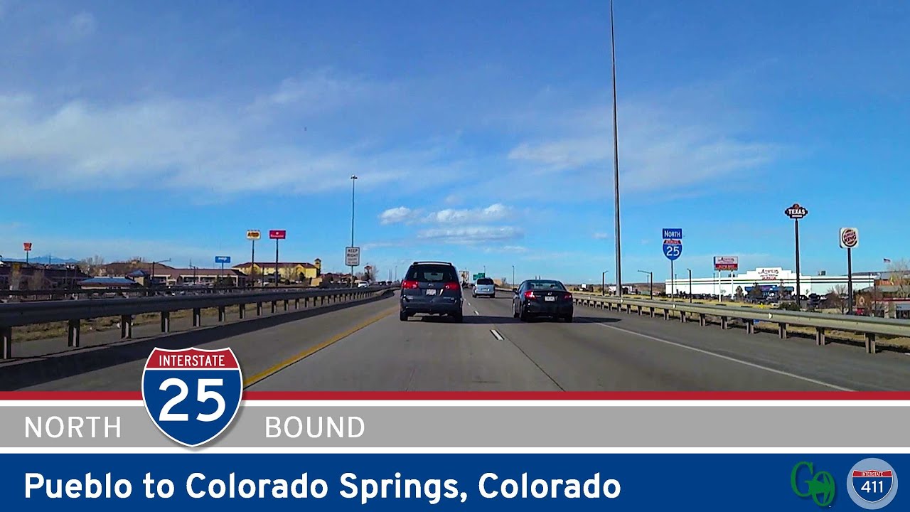 Interstate 25: Pueblo to Colorado Springs – Colorado