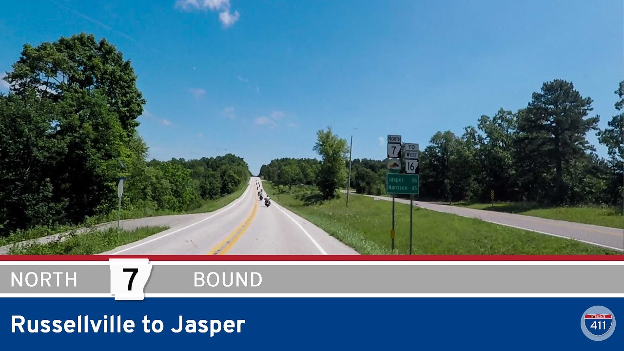 Arkansas Highway 7: Russellville to Jasper