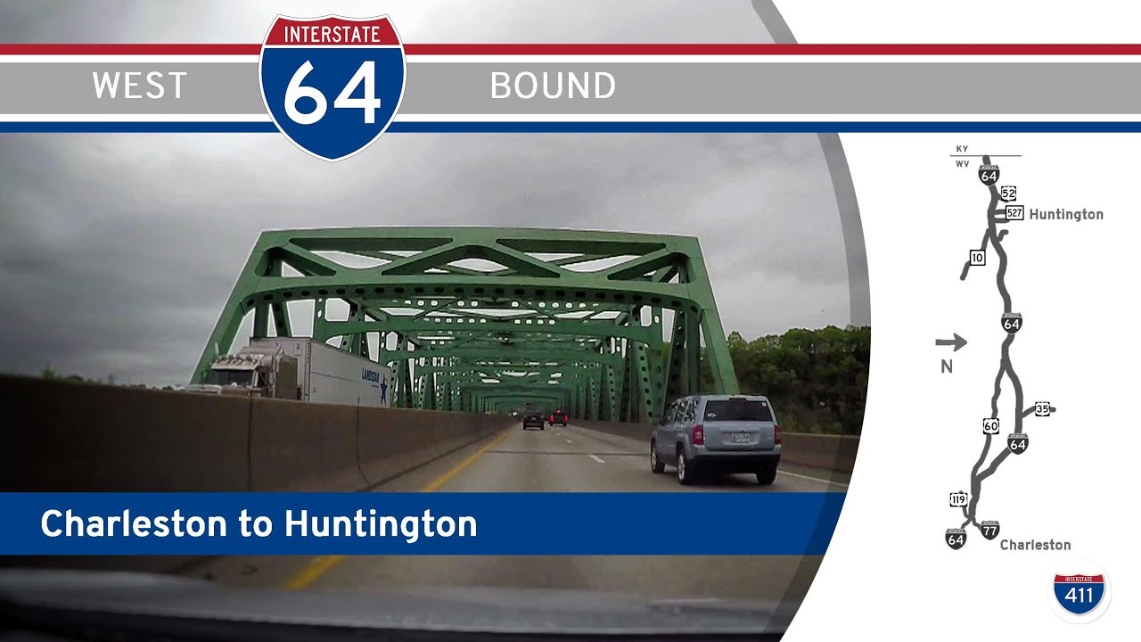 Interstate 64: Charleston to Huntington – West Virginia