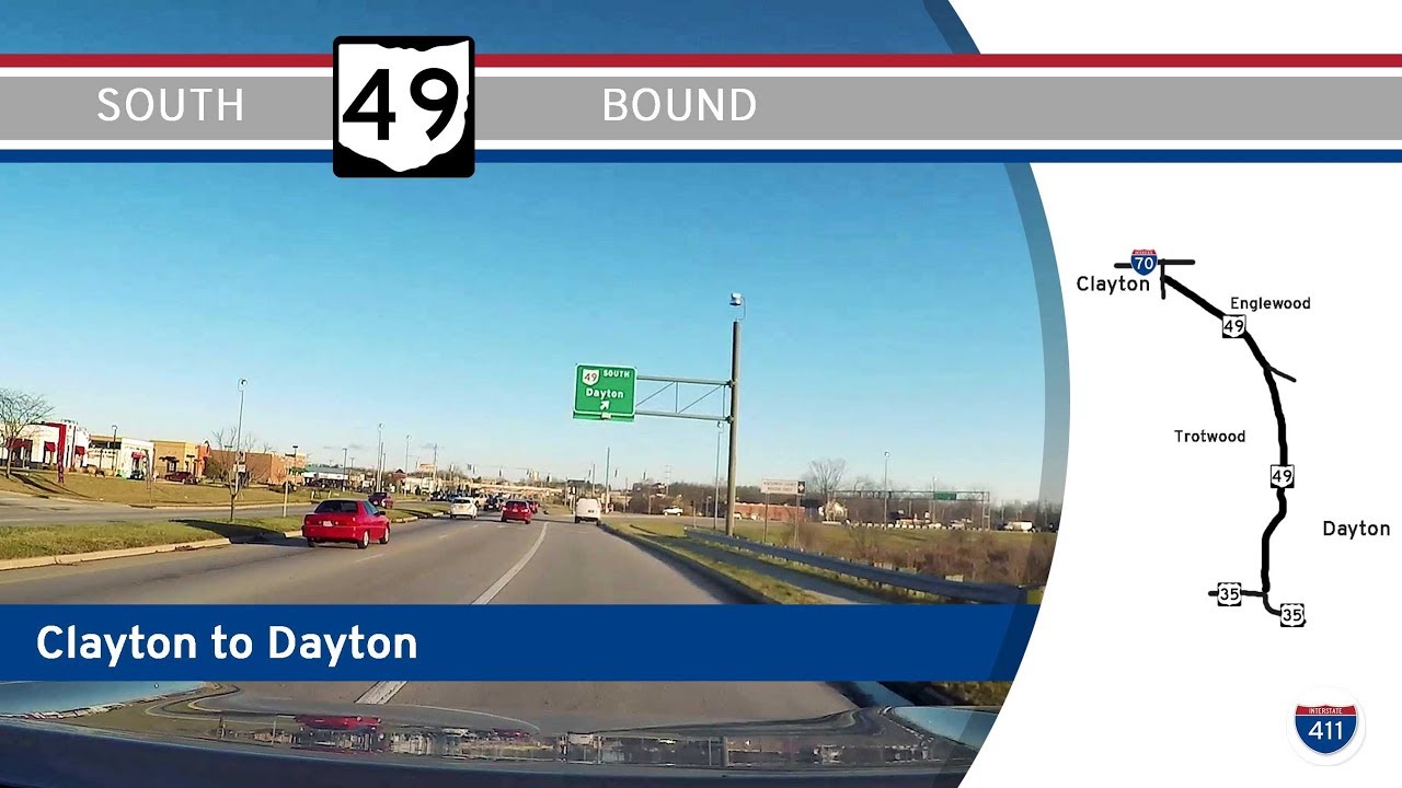 Ohio Route 49: Clayton to Dayton