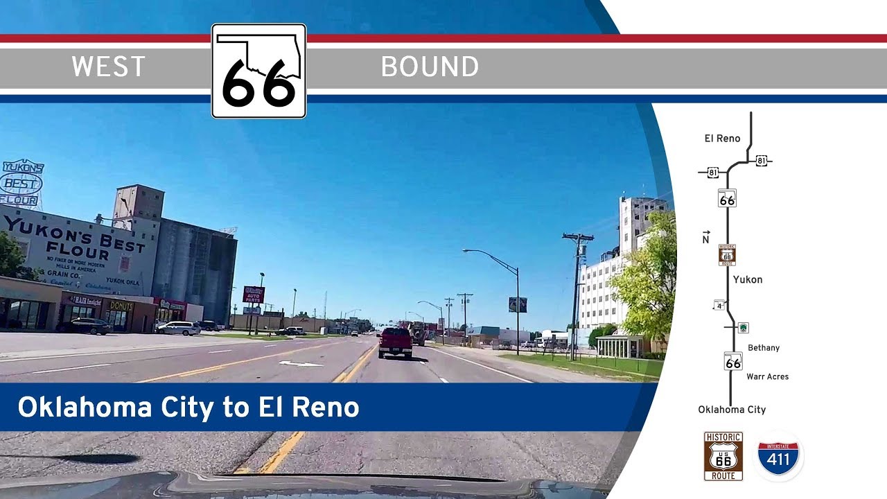 Oklahoma Highway 66: Oklahoma City to El Reno – Route 66