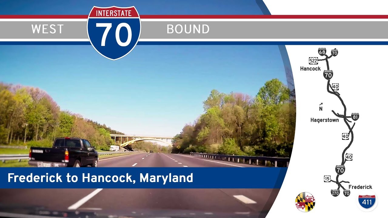 Interstate 70: Frederick to Hancock – Maryland