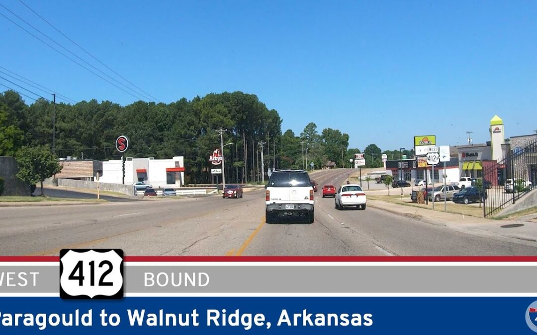 U.S. Route 412: Paragould to Walnut Ridge – Arkansas