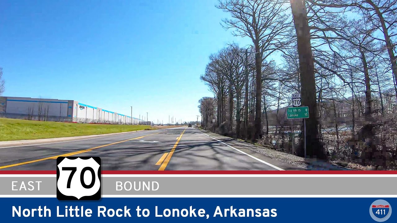 U.S. Route 70: North Little Rock to Lonoke